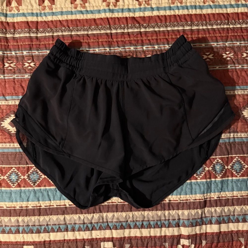 Lululemon Women's Black Athletic Shorts size 4